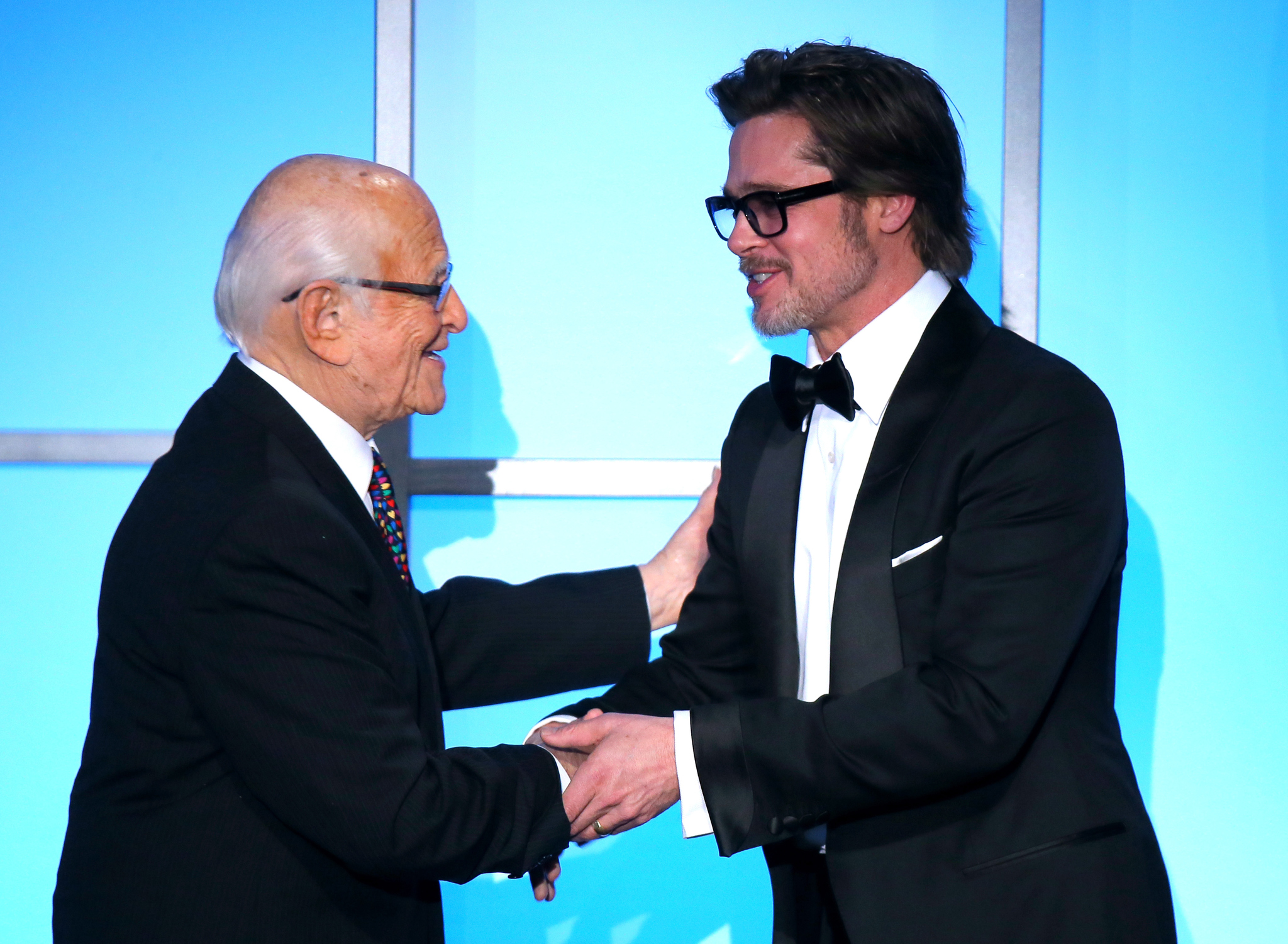 Brad Pitt and Norman Lear