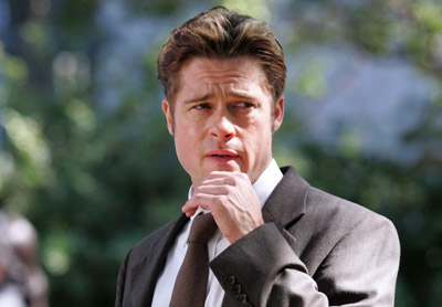 Brad Pitt at event of Perskaityk ir sudegink (2008)