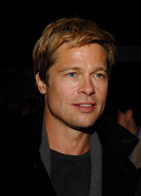 Brad Pitt at event of God Grew Tired of Us: The Story of Lost Boys of Sudan (2006)