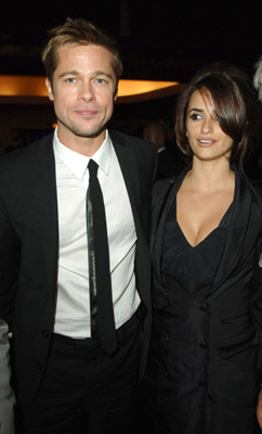 Brad Pitt and Penélope Cruz