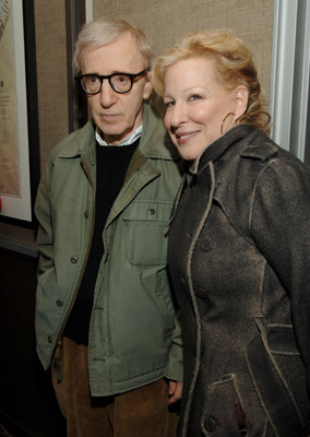 Woody Allen and Bette Midler at event of Match Point (2005)