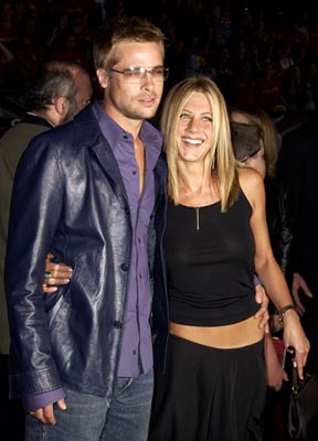 Brad Pitt and Jennifer Aniston at event of Rock Star (2001)
