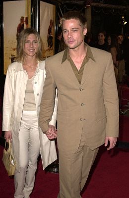 Brad Pitt and Jennifer Aniston at event of The Mexican (2001)