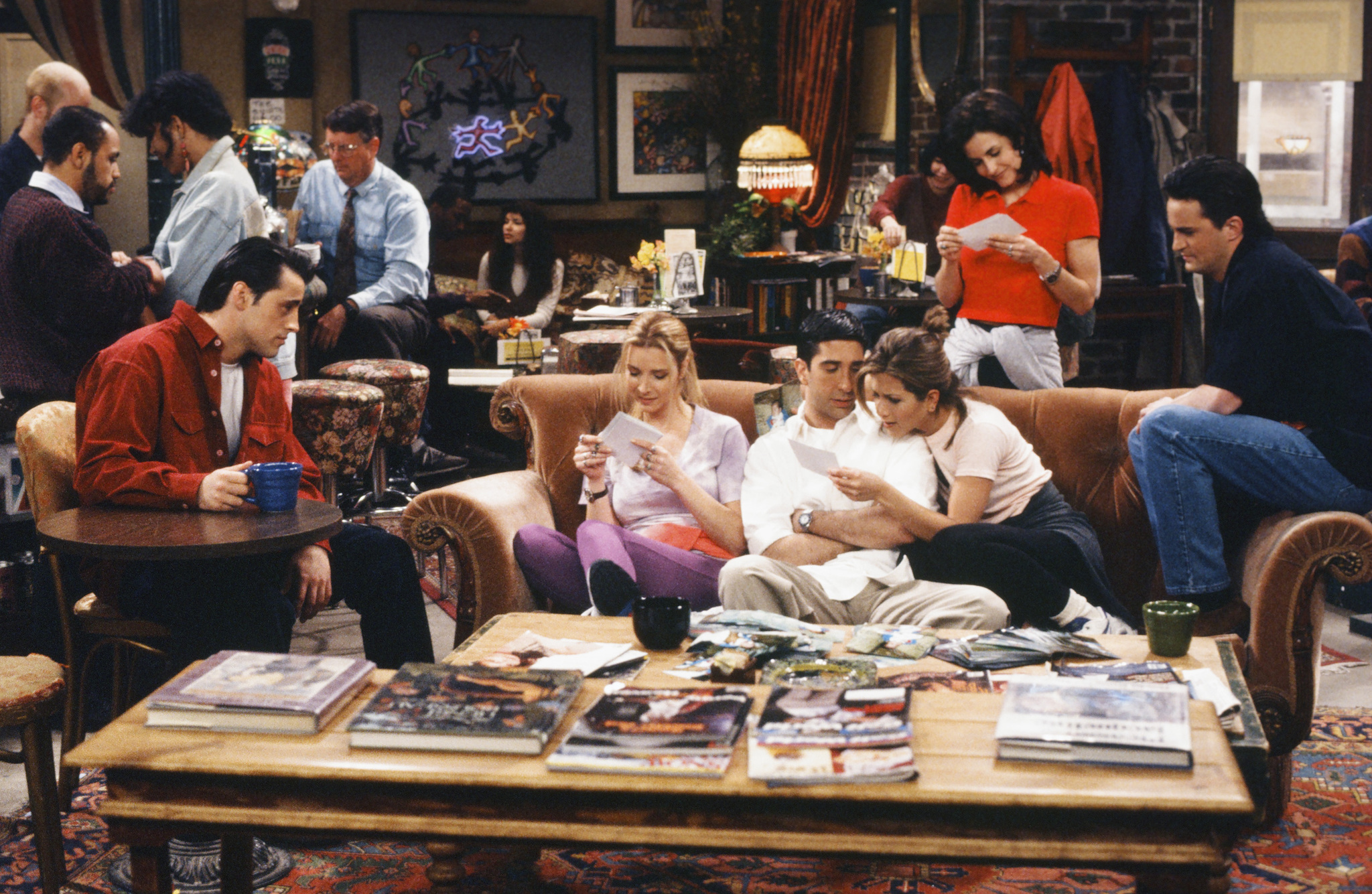 Jennifer Aniston, Courteney Cox, Lisa Kudrow, Matt LeBlanc, Matthew Perry and David Schwimmer