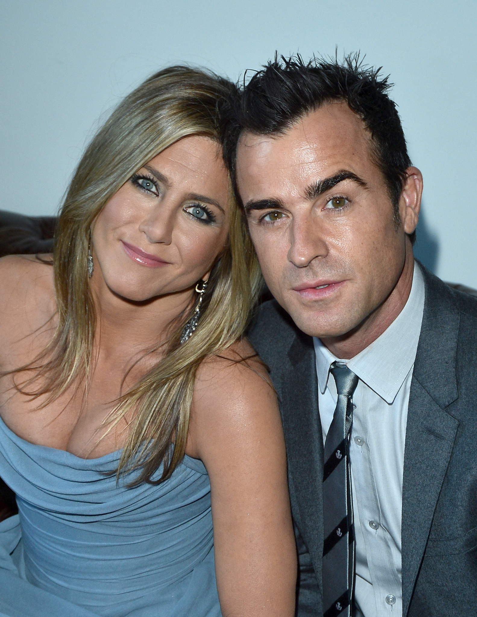 Jennifer Aniston and Justin Theroux at event of Life of Crime (2013)