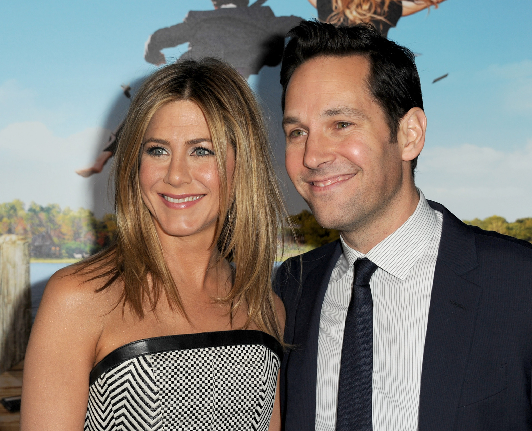 Jennifer Aniston and Paul Rudd at event of Wanderlust (2012)