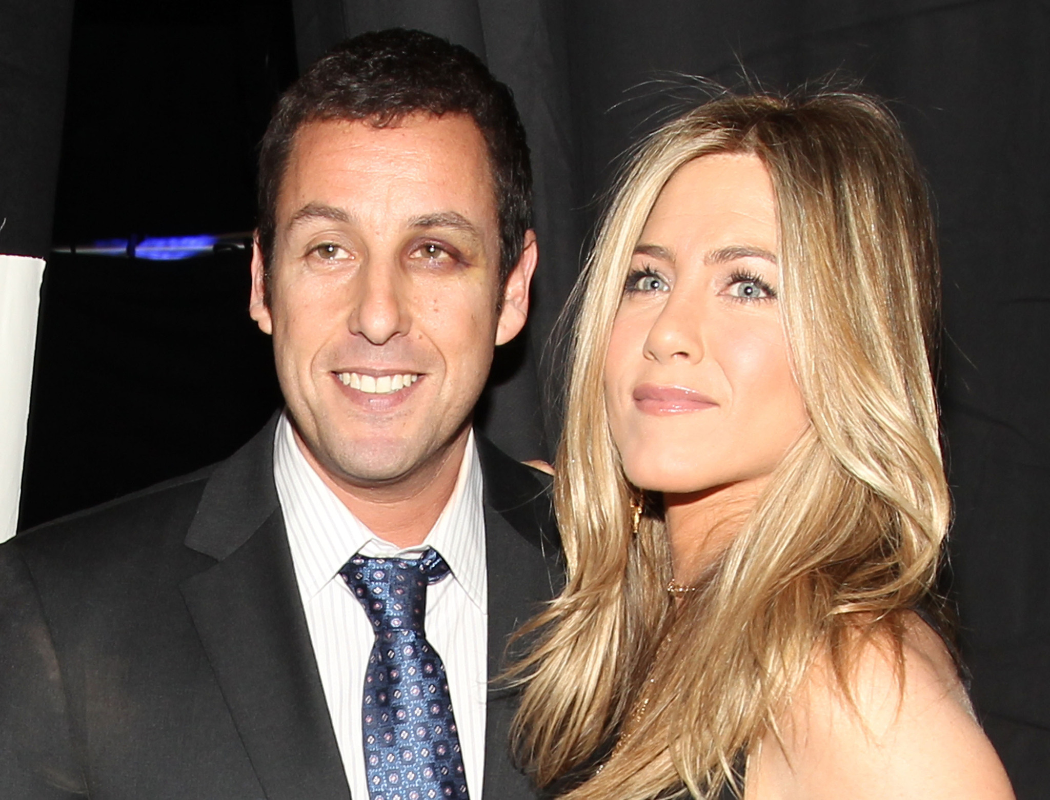 Jennifer Aniston and Adam Sandler