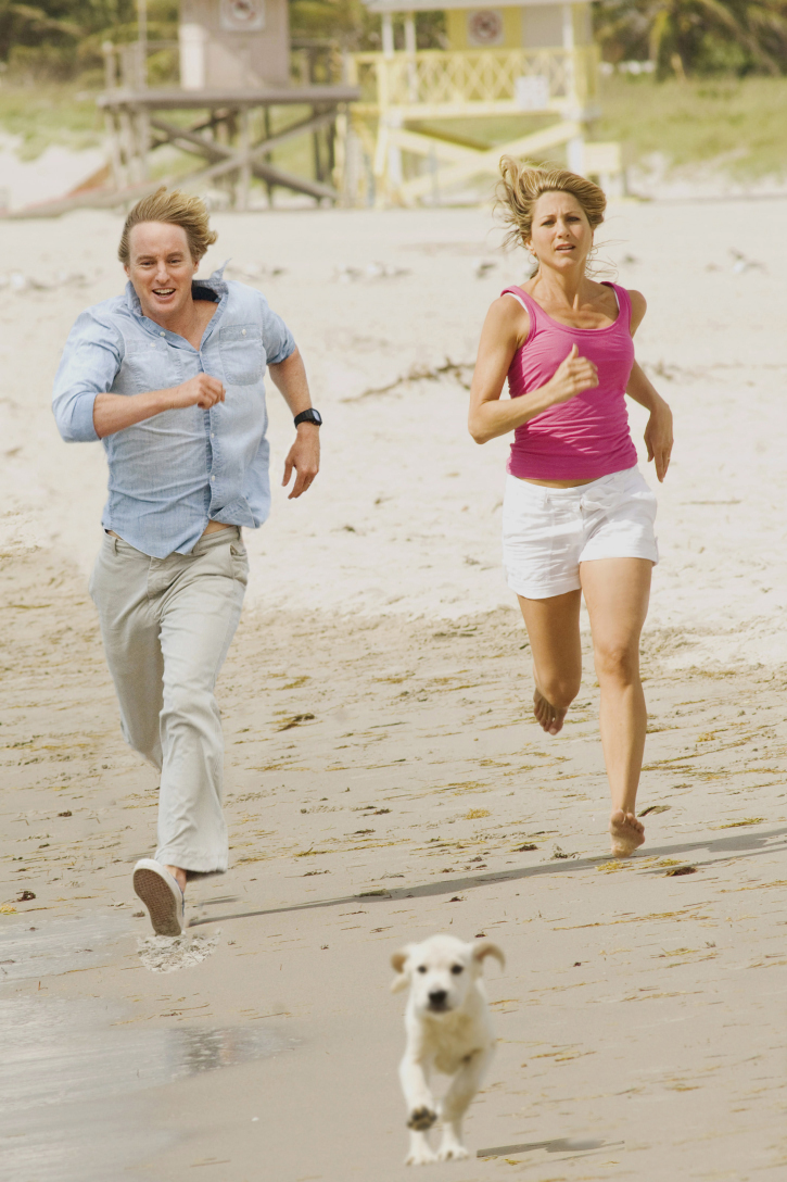 Still of Jennifer Aniston and Owen Wilson in Marley & Me (2008)