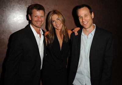 Jennifer Aniston, Steve Zahn and Stephen Belber at event of Management (2008)