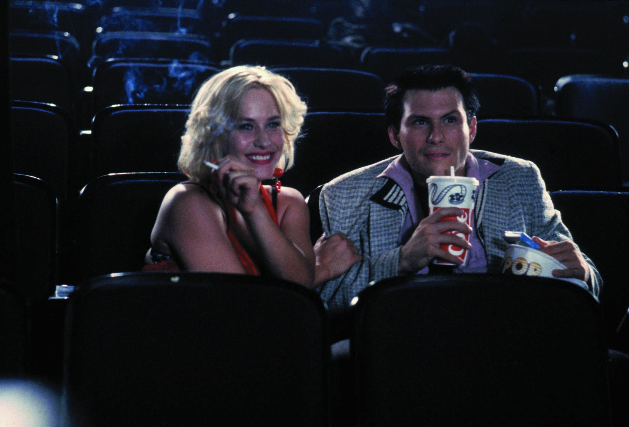 Still of Patricia Arquette and Christian Slater in True Romance (1993)