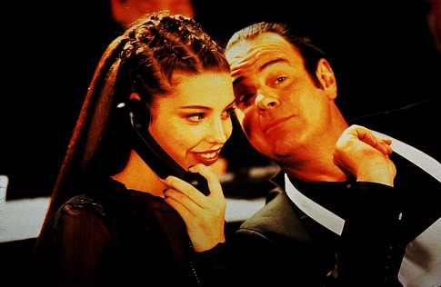 Still of Dan Aykroyd and Jessica Paré in Stardom (2000)