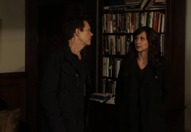 Still of Kevin Bacon and Valerie Cruz in The Following (2013)