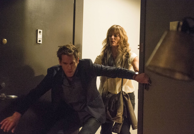Still of Kevin Bacon and Susan Misner in The Following (2013)
