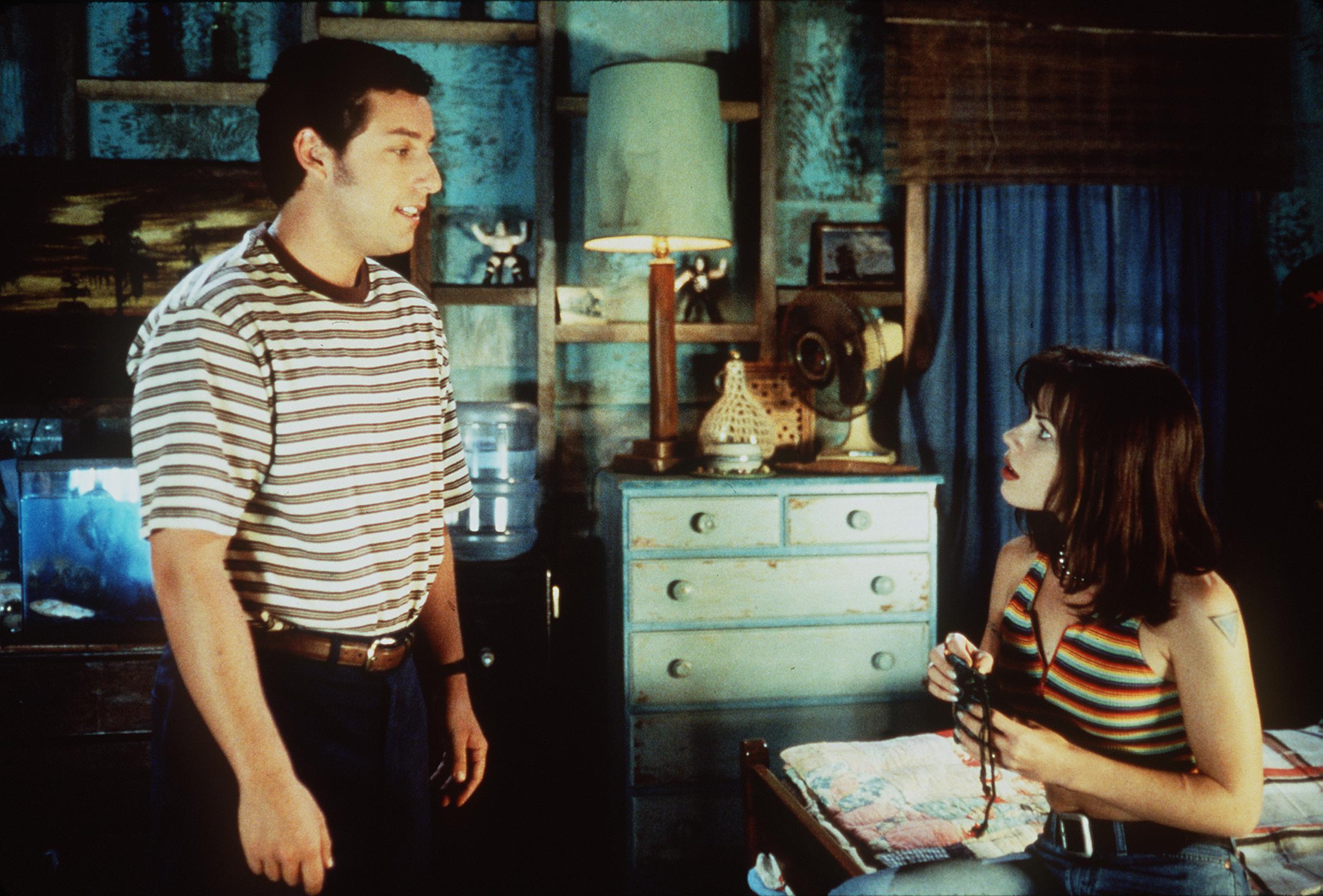 Still of Fairuza Balk and Adam Sandler in The Waterboy (1998)