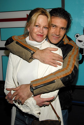 Antonio Banderas and Melanie Griffith at event of Total Request Live (1999)