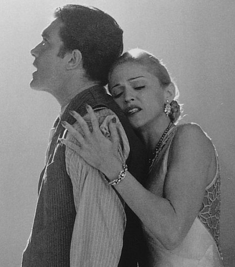 Still of Antonio Banderas and Madonna in Evita (1996)