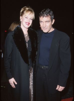 Antonio Banderas and Melanie Griffith at event of Play It to the Bone (1999)