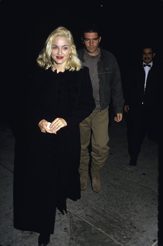 Madonna and Antonio Banderas circa 1990s