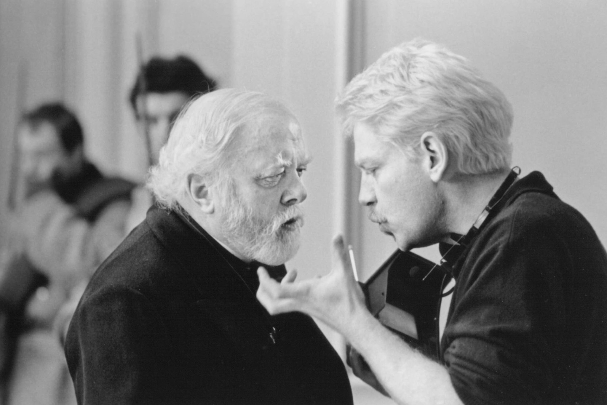 Still of Kenneth Branagh and Richard Attenborough in Hamlet (1996)