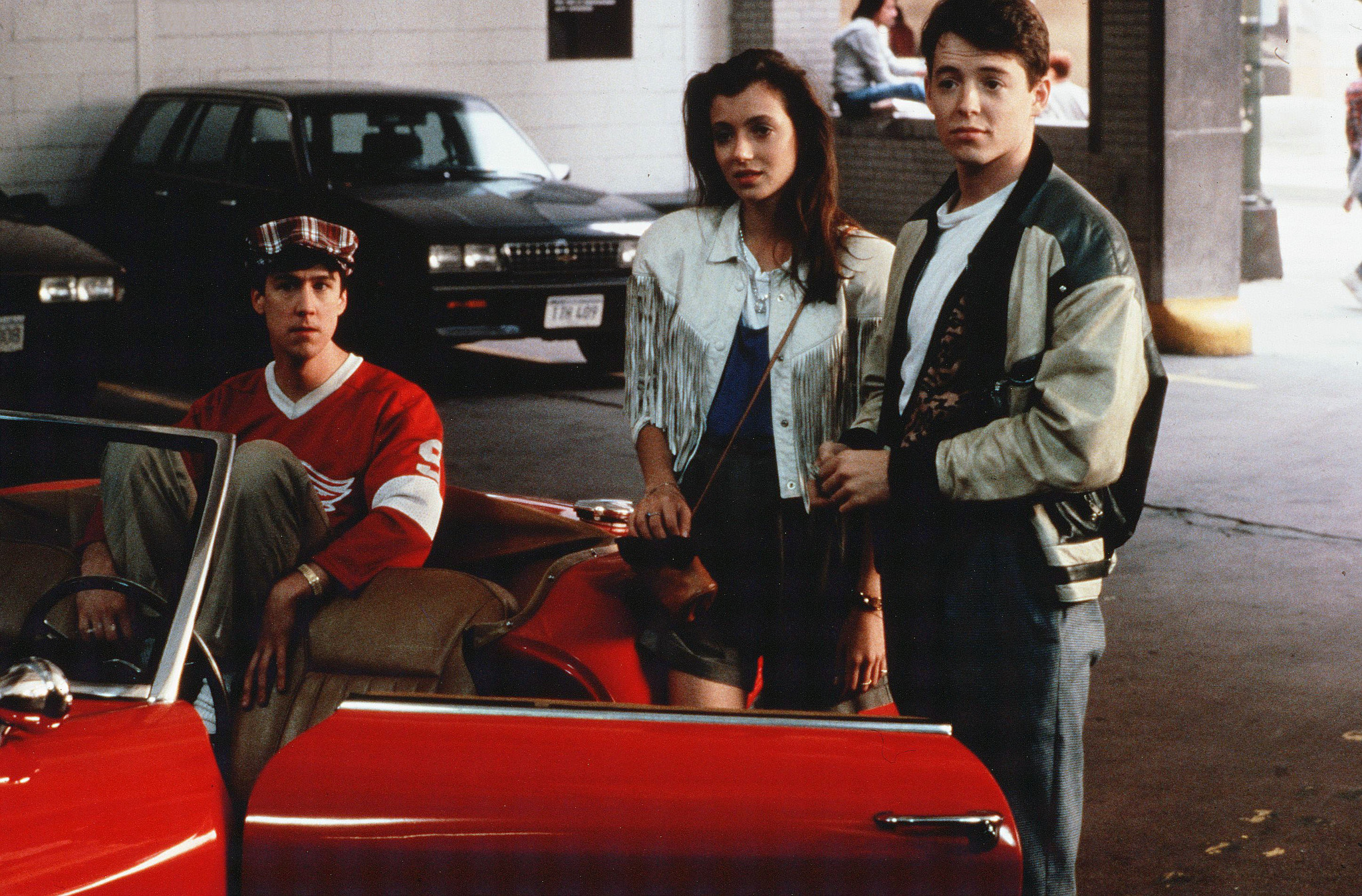 Still of Matthew Broderick, Mia Sara and Alan Ruck in Ferris Bueller's Day Off (1986)