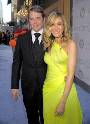 Matthew Broderick and Sarah Jessica Parker at event of Seksas ir miestas 2 (2010)