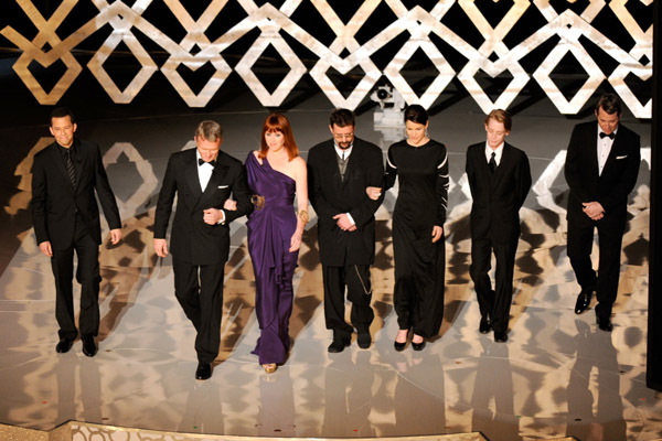 Matthew Broderick, Molly Ringwald, Judd Nelson, Ally Sheedy, Jon Cryer and Anthony Michael Hall at event of The 82nd Annual Academy Awards (2010)