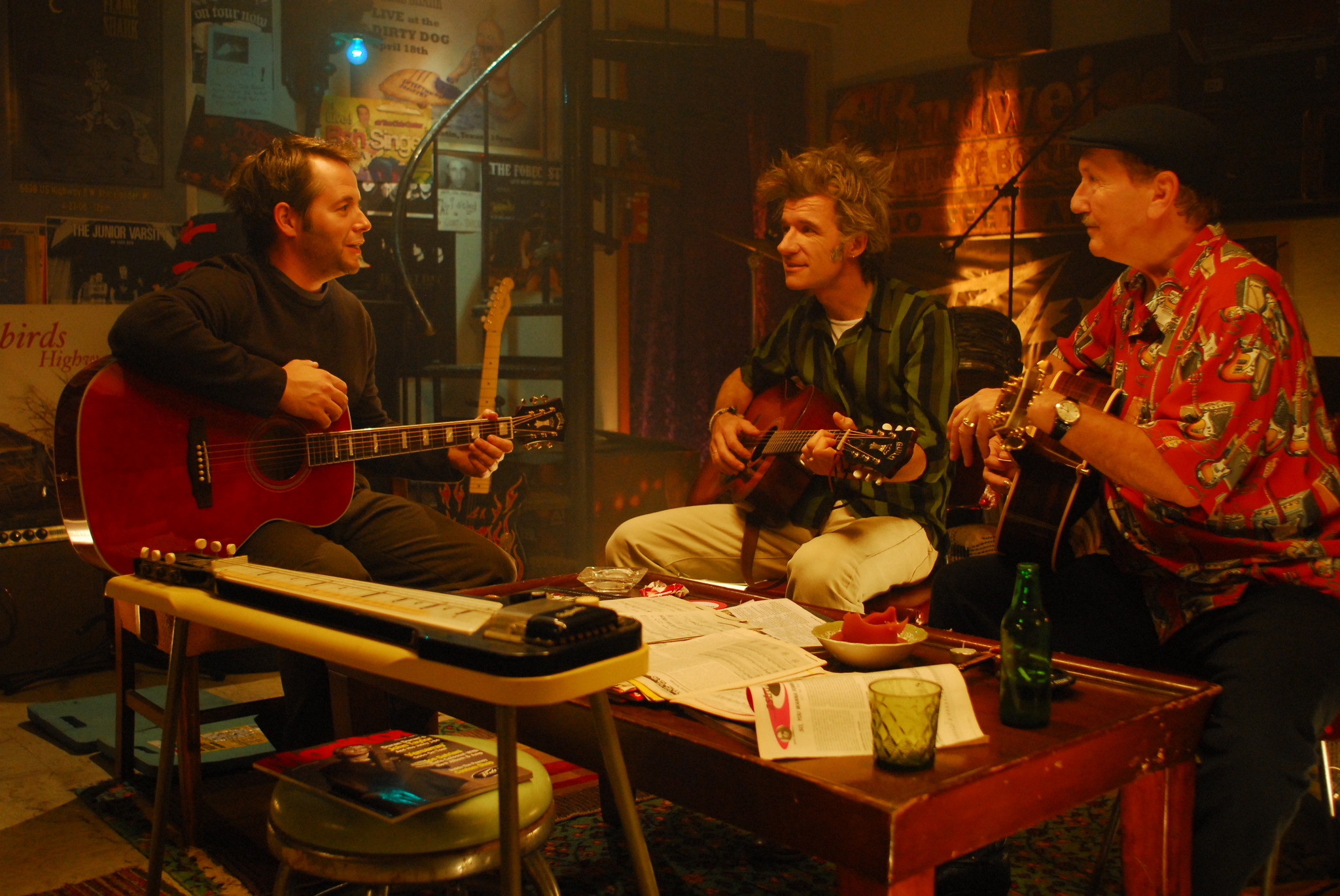 Still of Matthew Broderick and Dan Zanes in Wonderful World (2009)