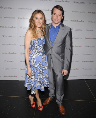 Matthew Broderick and Sarah Jessica Parker at event of Then She Found Me (2007)