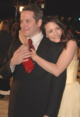 Matthew Broderick and Kristin Davis at event of Milijonas sventiniu lempuciu (2006)