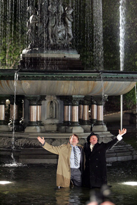 Matthew Broderick and Nathan Lane at event of The Producers (2005)