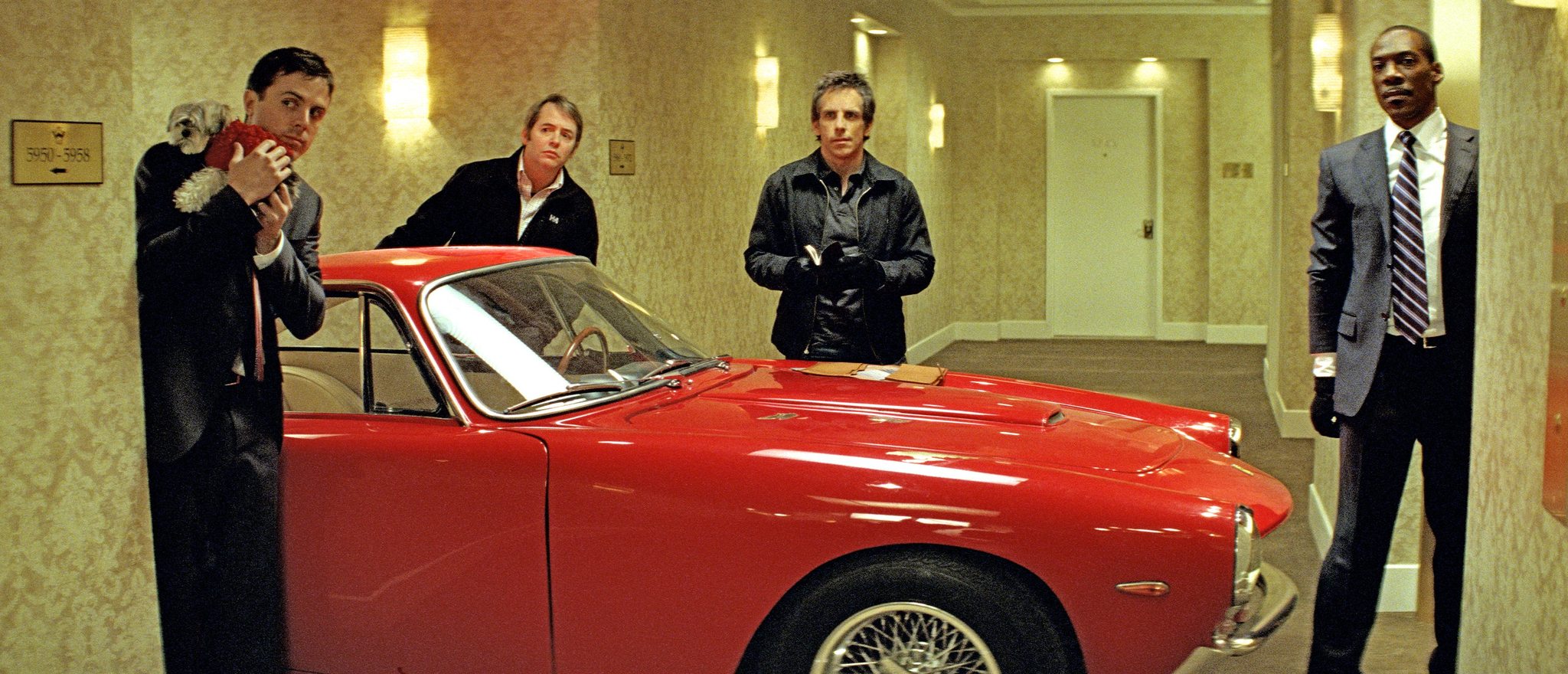 Still of Matthew Broderick, Eddie Murphy, Casey Affleck and Ben Stiller in Dangoraizio apiplesimas (2011)