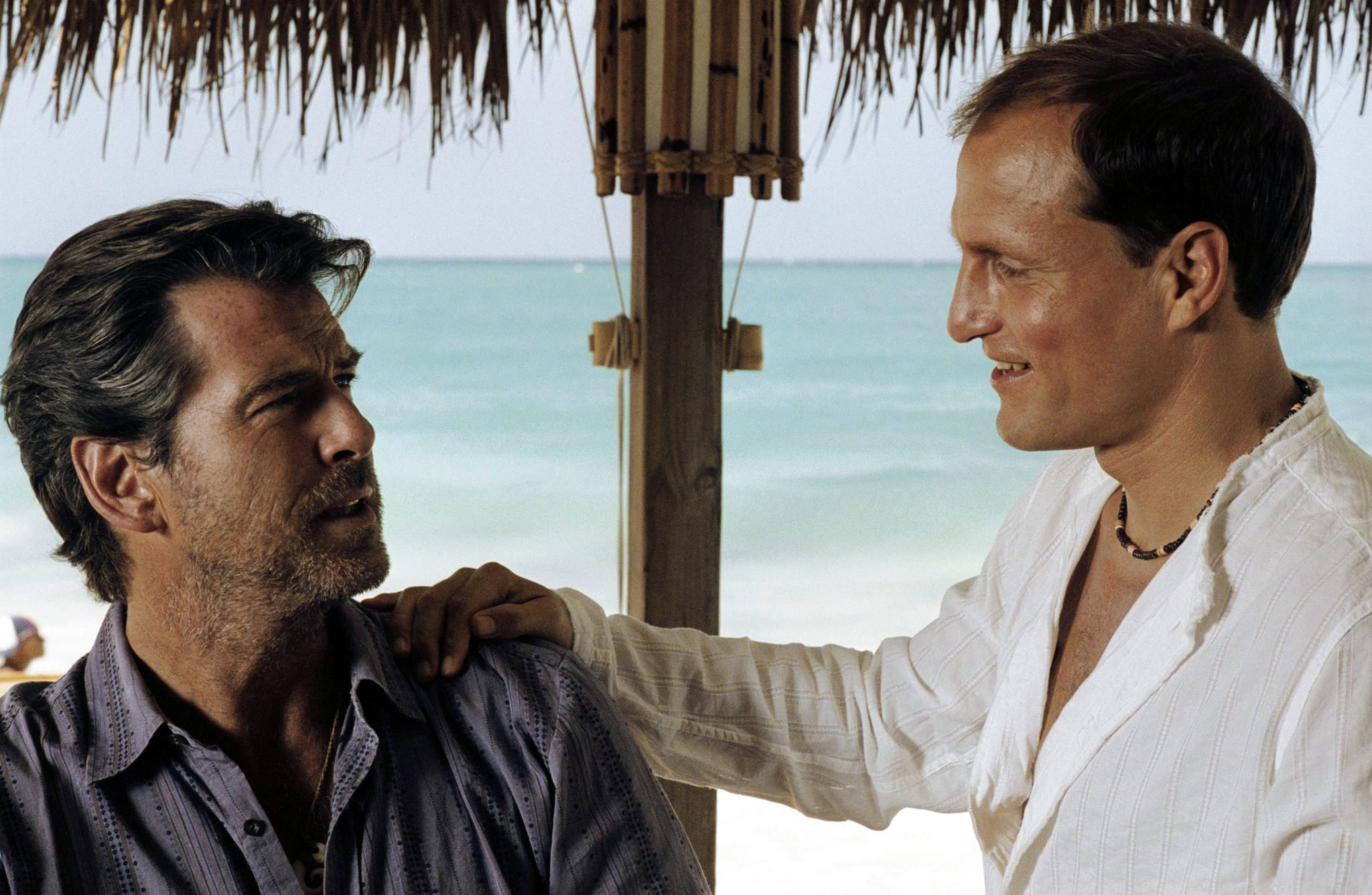 Still of Pierce Brosnan and Woody Harrelson in After the Sunset (2004)