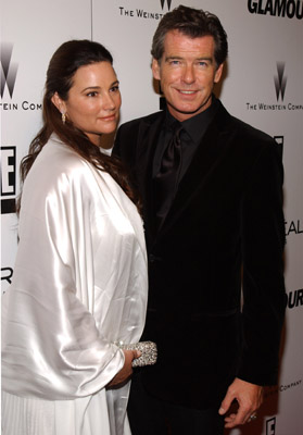 Pierce Brosnan and Keely Shaye Smith