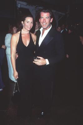 Pierce Brosnan and Keely Shaye Smith