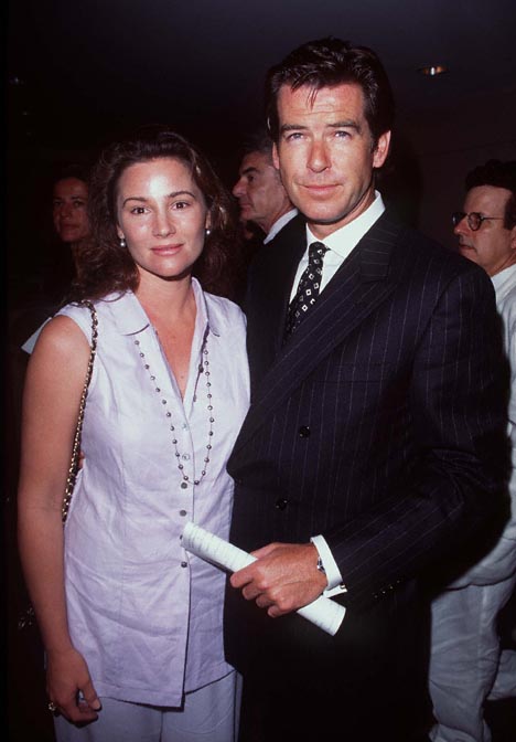 Pierce Brosnan and Keely Shaye Smith