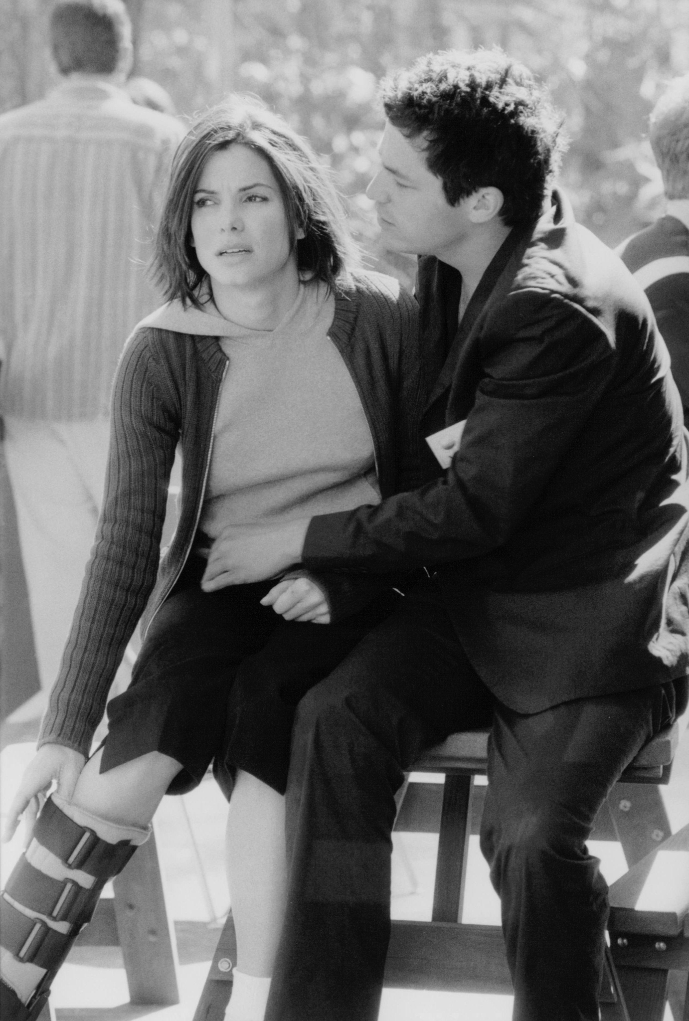 Still of Sandra Bullock and Dominic West in 28 Days (2000)