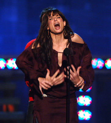 Sandra Bullock and Jimmy Fallon