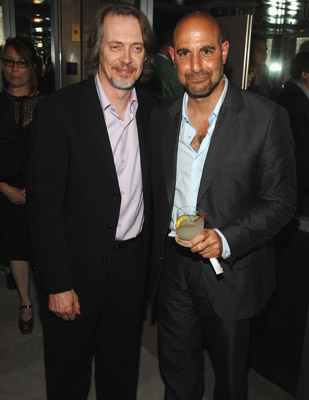 Steve Buscemi and Stanley Tucci at event of Interview (2007)