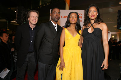 Steve Buscemi, Chris Rock, Gina Torres and Kerry Washington at event of I Think I Love My Wife (2007)