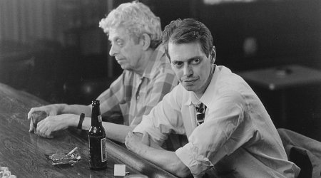 Still of Steve Buscemi and Bronson Dudley in Trees Lounge (1996)