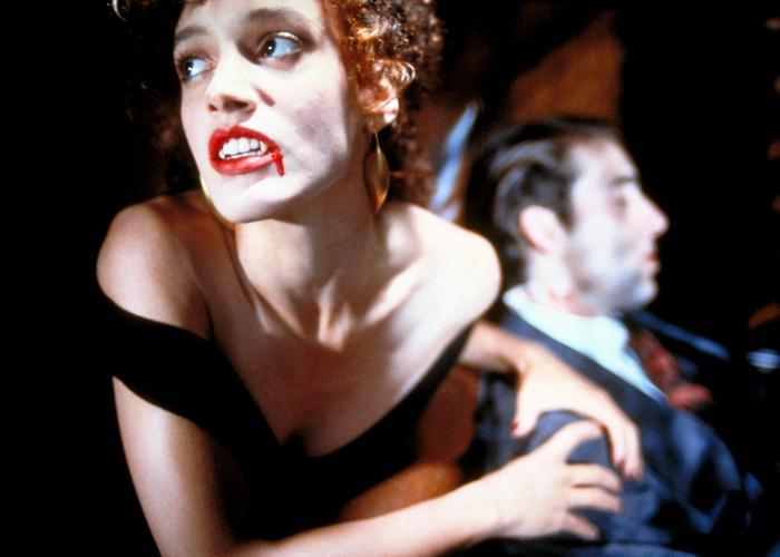 Still of Nicolas Cage and Jennifer Beals in Vampire's Kiss (1988)