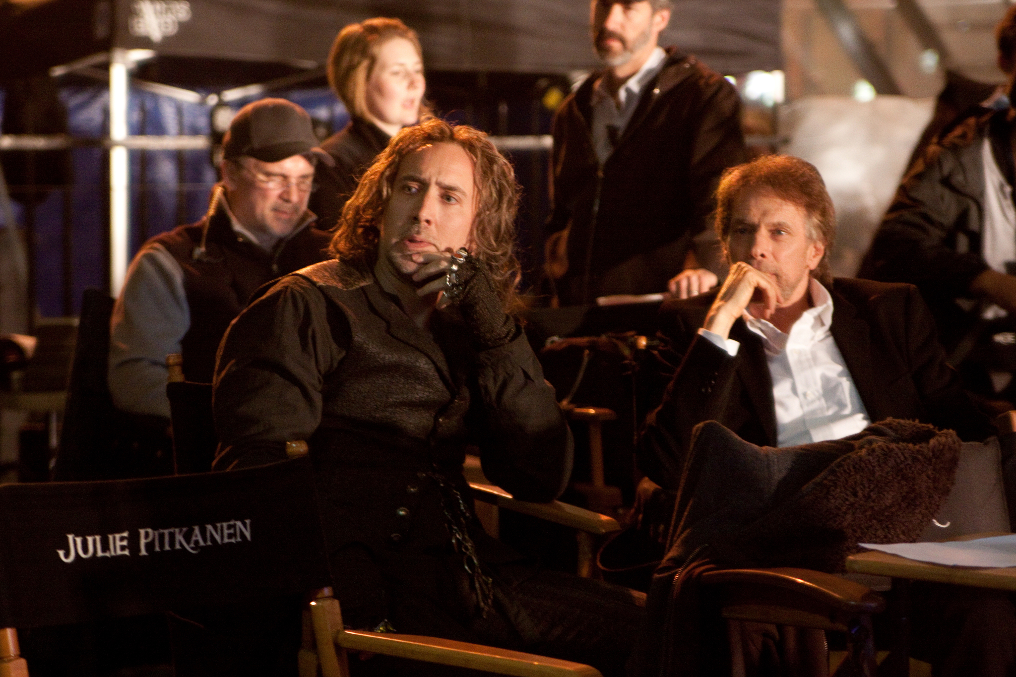 Nicolas Cage and Jerry Bruckheimer in Burtininko mokinys (2010)