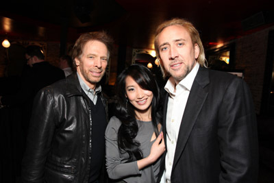 Nicolas Cage, Jerry Bruckheimer and Alice Kim Cage