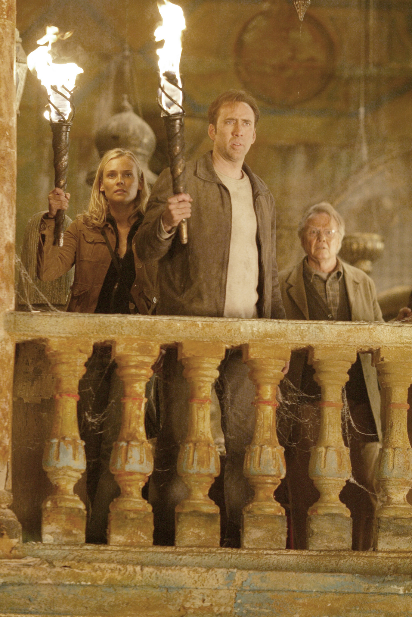 Still of Nicolas Cage, Jon Voight and Diane Kruger in National Treasure (2004)