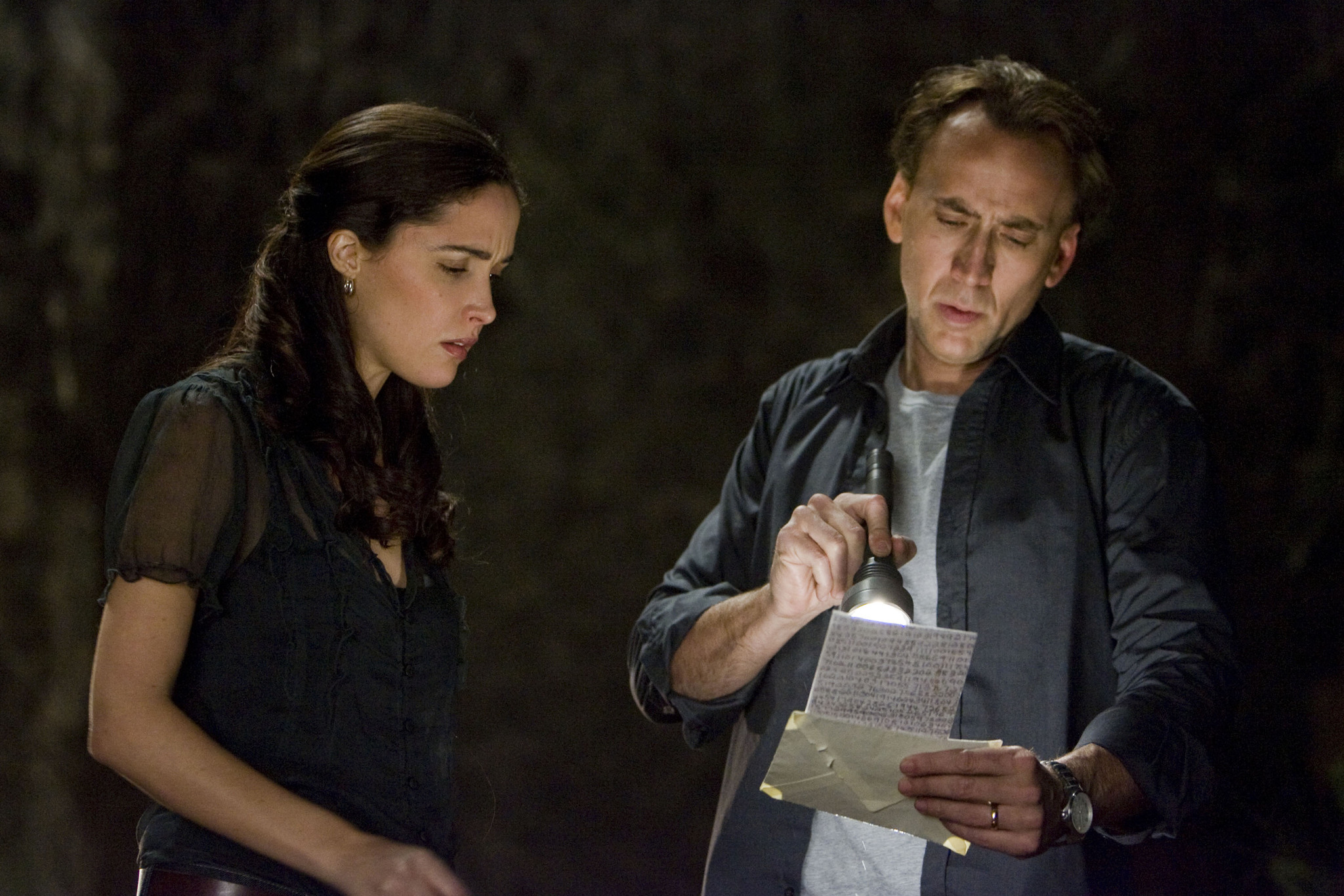 Still of Nicolas Cage and Rose Byrne in Suvokimas (2009)