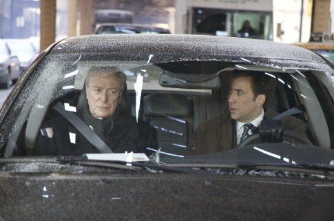 Still of Nicolas Cage and Michael Caine in The Weather Man (2005)