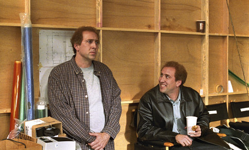 Twin-brothers Charlie, left, and Donald Kaufman (both played by Nicolas Cage) couldn't be less alike.