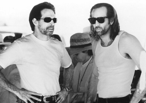 Nicolas Cage and Jerry Bruckheimer in Con Air (1997)
