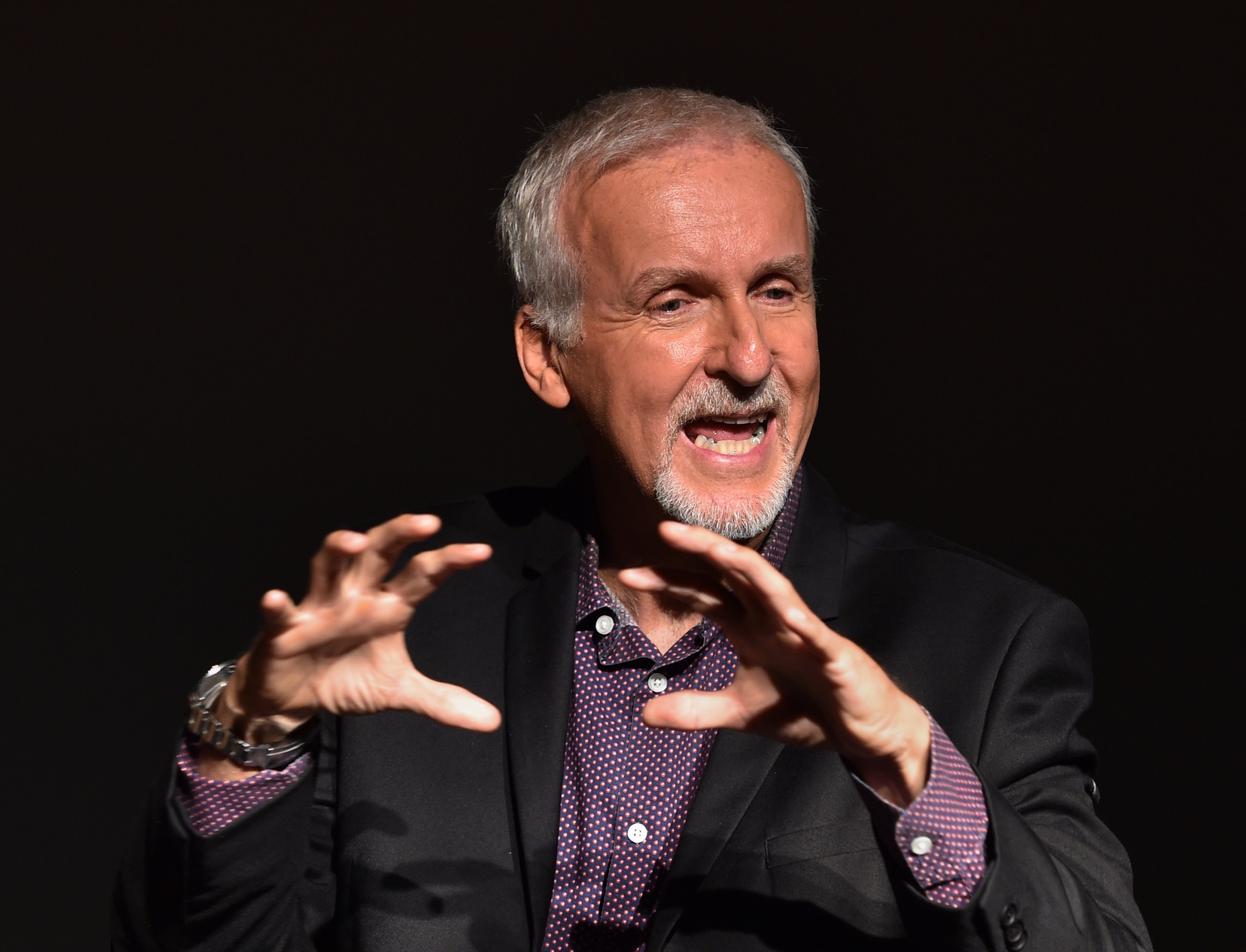 James Cameron at event of Deepsea Challenge 3D (2014)
