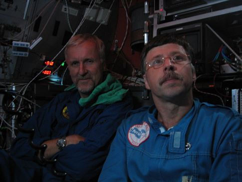 James Cameron (Director/Producer), Genya Chernaiev (MIR 1 Pilot)